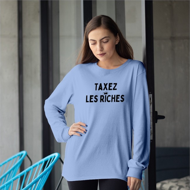 Taxez Les Riches T Shirt White Taxez Les Riches T Shirt White Manon Aubry