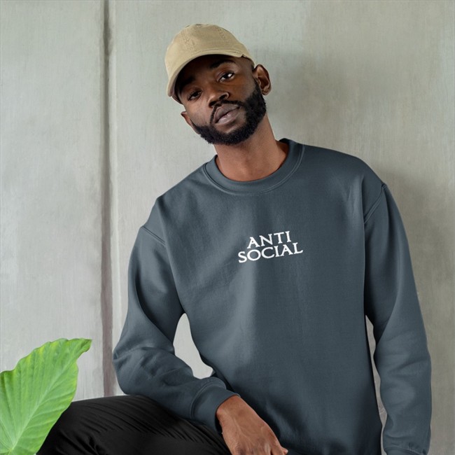 Dannie D Anti Social Shirt Dannied01 Dannie D Anti Social Long Sleeve Tee Dannied01