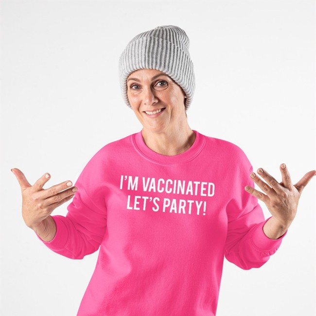 I'm Vaccinated Let's Party Tee