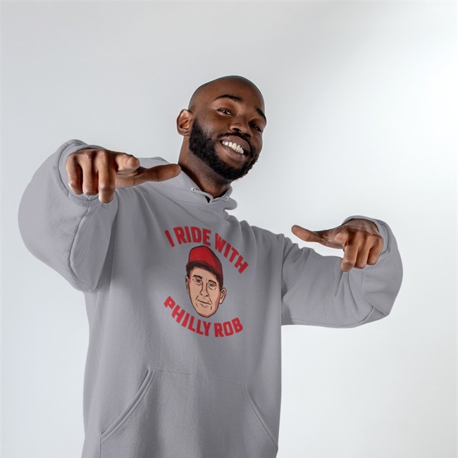 Barstool Sports Store Bryce Harper I Ride With Philly Rob T-Shirt I Ride With Philly Rob Tee