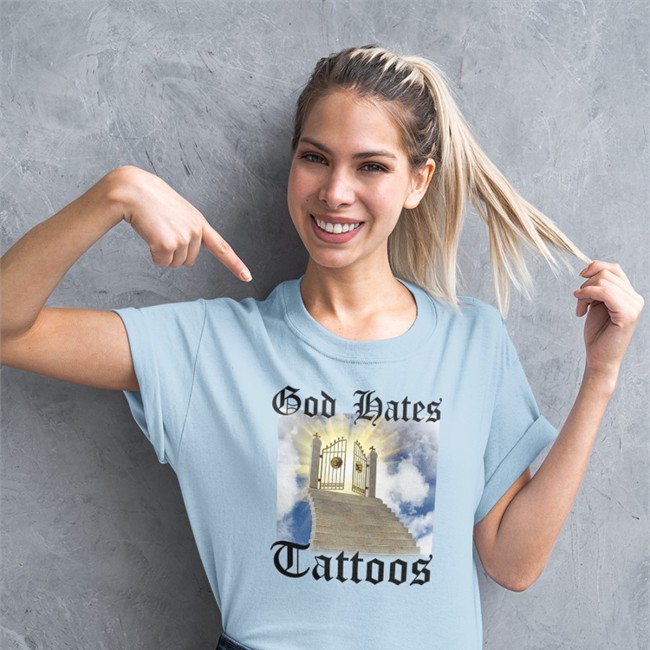 God Hates Tattoos Tee