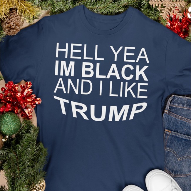 Yeah I’M Black And I Like Trump Shirts Zeek “Conservative Gangsta” Arkham Zeekarkham Hell Yeah I’M Black And I Like Trump T Shirt