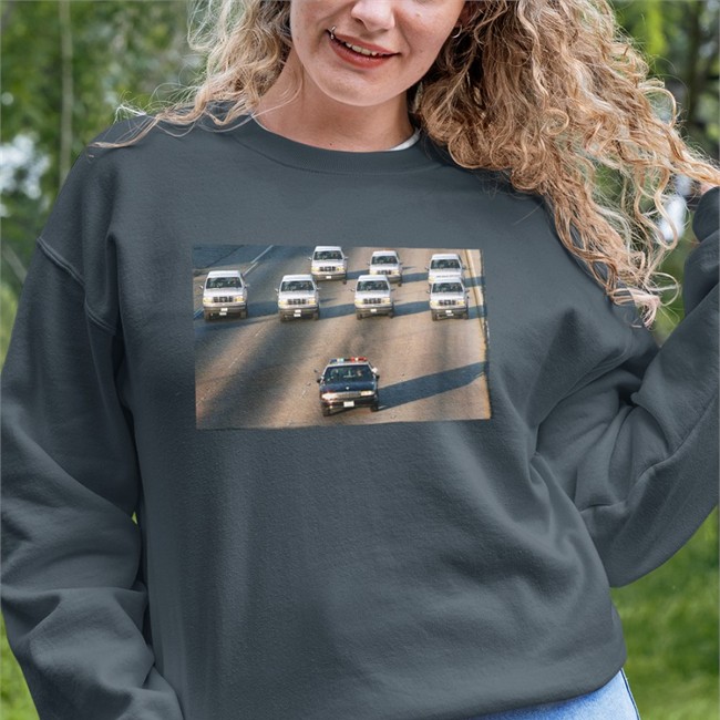 Great White Bronco Chase Tee Shirts That Go Hard