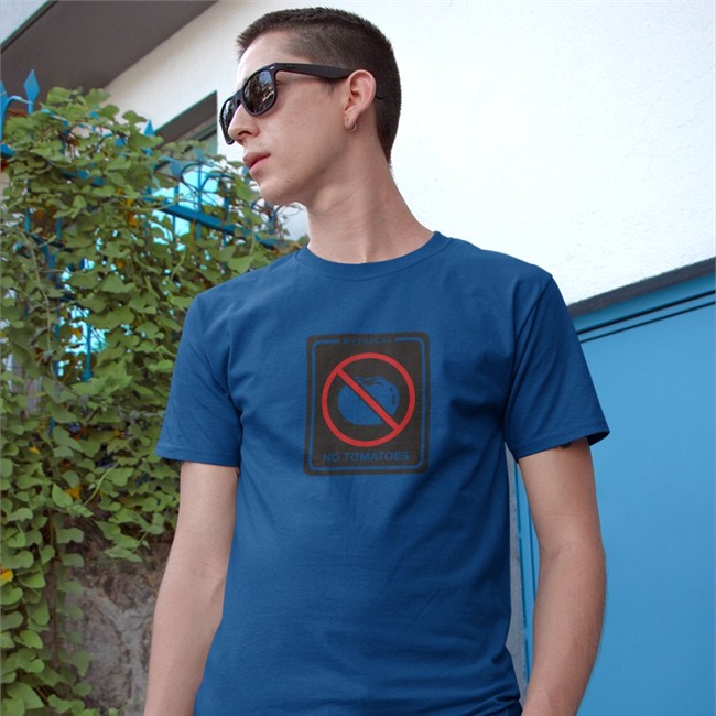 White No Tomatoes T Shirt Mythical Merch