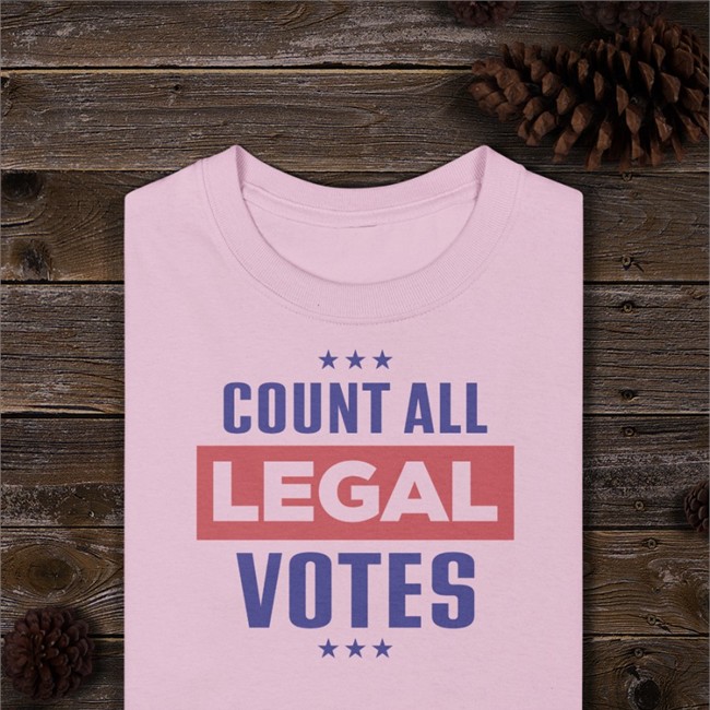 Count All Legal Votes shirt White Johnrockshomes John M. Cameron White Johnrockshomes John M. Cameron Count All Legal Votes shirt