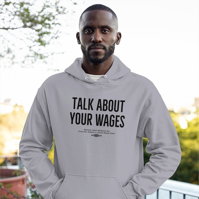 Talk About Your Wages Hoodie Jorts And Jean Solidarity Superstore Merch Talk About Your Wages Union Bug Recursion Tee Shirt Jorts And Jean