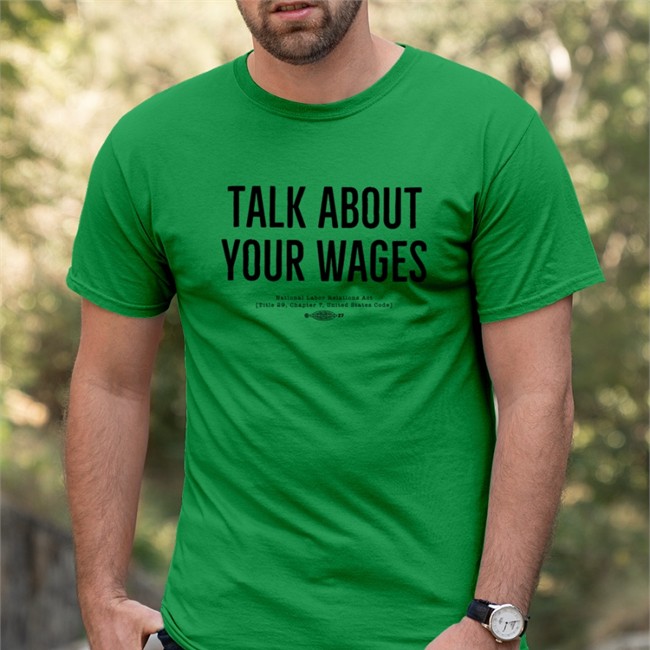 Solidarity Superstore Merch Talk About Your Wages Union Bug Recursion T Shirt Jorts And Jean