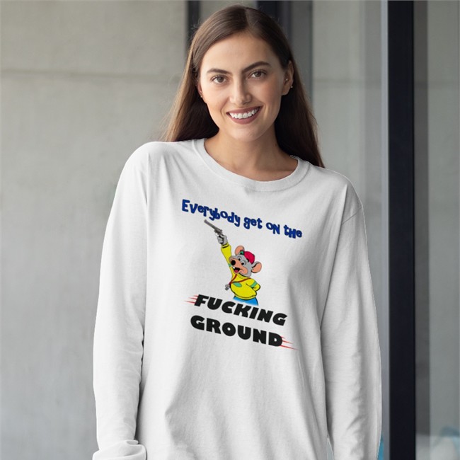 Everybody Get On The Fucking Ground Shirts Chuck E. Cheese Everybody Get On The Fucking Ground Hoodie