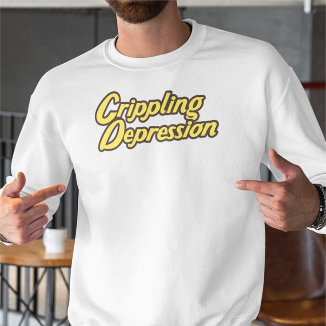 Crippling Depression T Shirt Orange Crippling Depression Hoodie