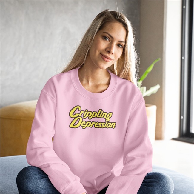 Crippling Depression T Shirt Orange Crippling Depression T Shirt Fucked Up Looking Food Fucked Up Merch