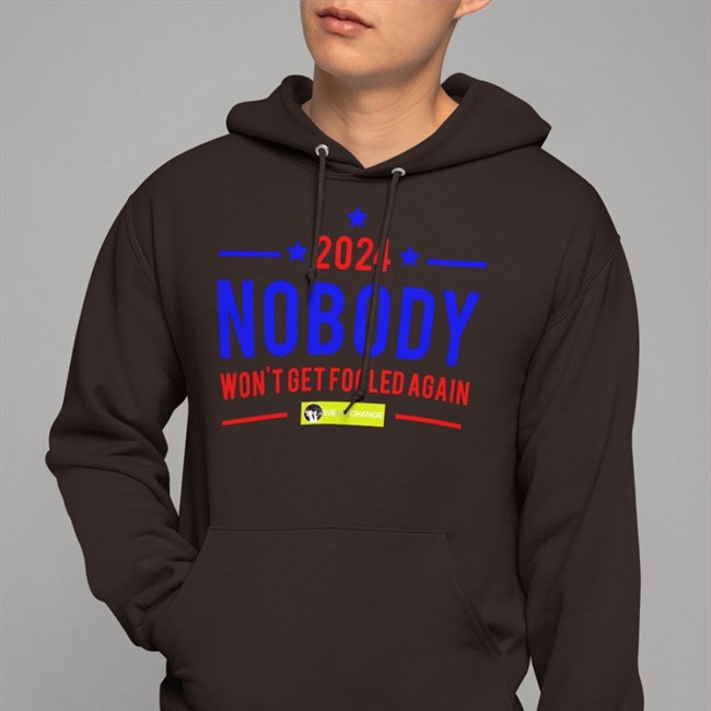 Wearechange Merch Nobody 2024 Won't Get Fooled Again Sweatshirt Luke Rudkowski Nobody 2024 Won't Get Fooled Again Long Sleeve
