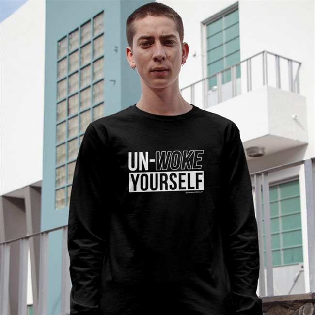 Un-Woke Yourself Tank Awaken With Jp Merch Un-Woke Yourself Hooded Sweatshirt