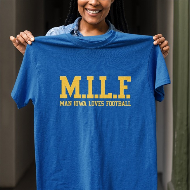 Milf Man Iowa Loves Football Shirts