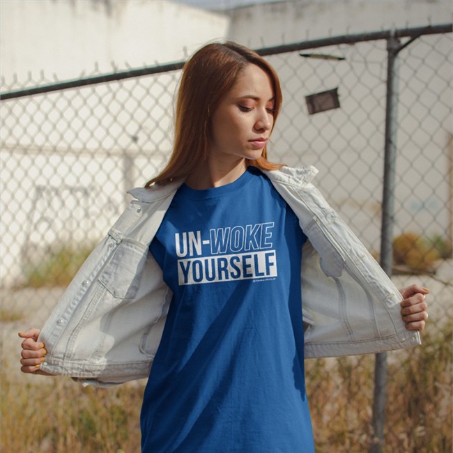 Un-Woke Yourself Tank Awaken With Jp Merch Un-Woke Yourself Hats