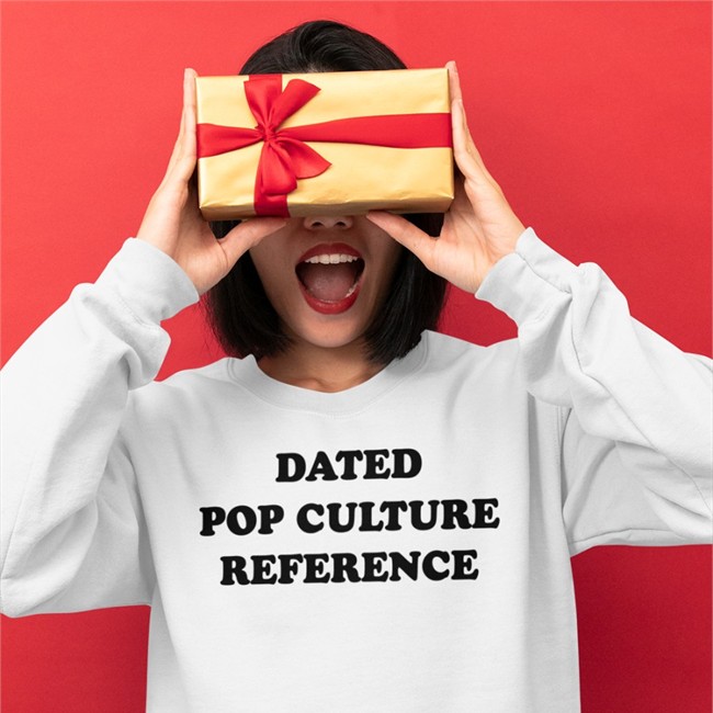 Dated Pop Culture Reference Shirt White Litter Box Comics Shop Dated Pop Culture Reference Shirts