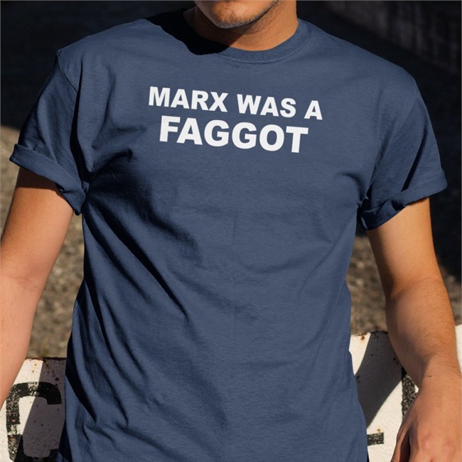 Rainbow Reclaimer Marx Was A Faggot Cap Black Official Rainbow Reclaimer Marx Was A Faggot Shirt Black