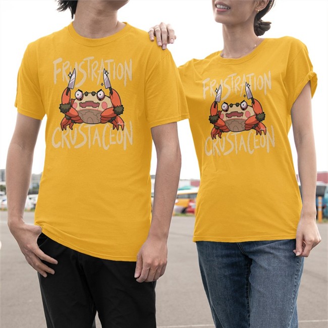 Crab Frustration Crustaceon Crewneck Sweatshirt Alcor Frustration Crustaceon Shirt Alcor