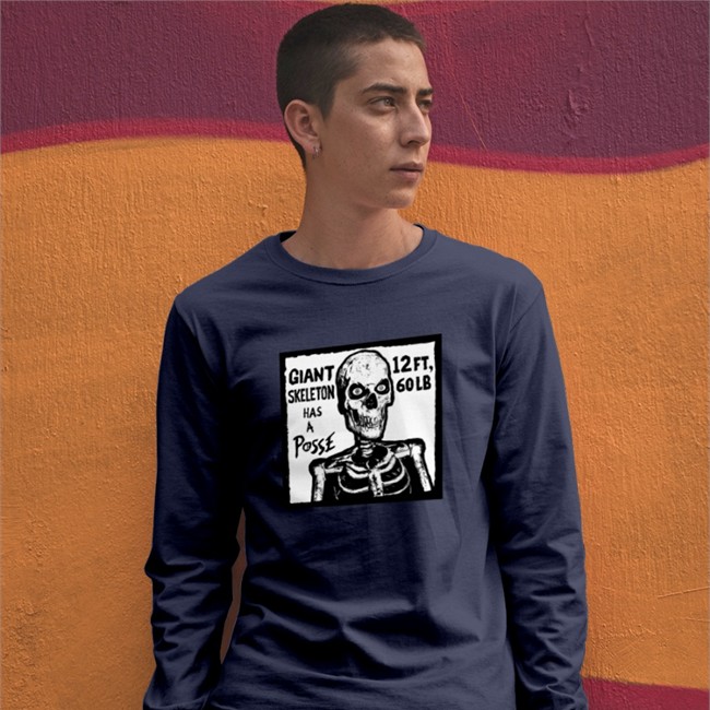 Giant Skeleton Has A Posse Hoodie Rob Sheridan Merch Giant Skeleton Has A Posse T Shirt