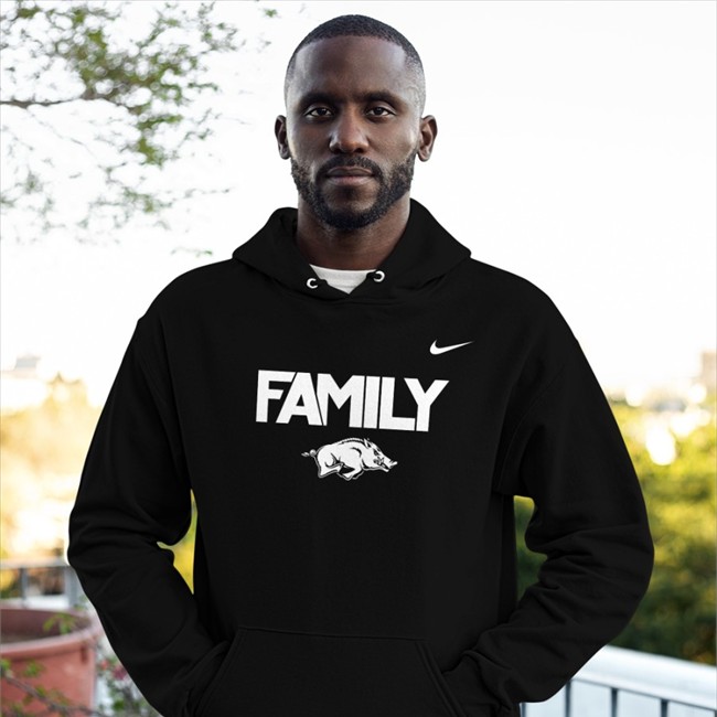 Arkansas Razorback Family Hoodie Michael Musselman Arkansas Razorback Family Hooded Sweatshirt Michael Musselman
