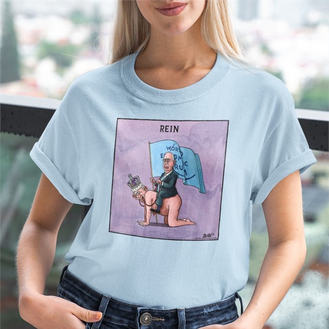 Bobscartoons Bob Moran Merch Rein World Economic Forum T Shirt Rein World Economic Forum Shirts Bob Moran