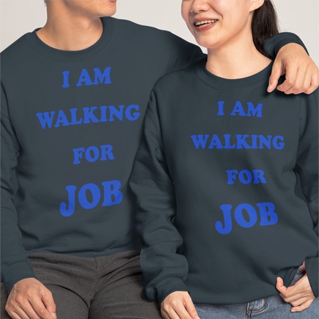 I Am Walking For Job Shirt BJP4India I Am Walking For Job Hooded Sweatshirt Black Rohan Gupta