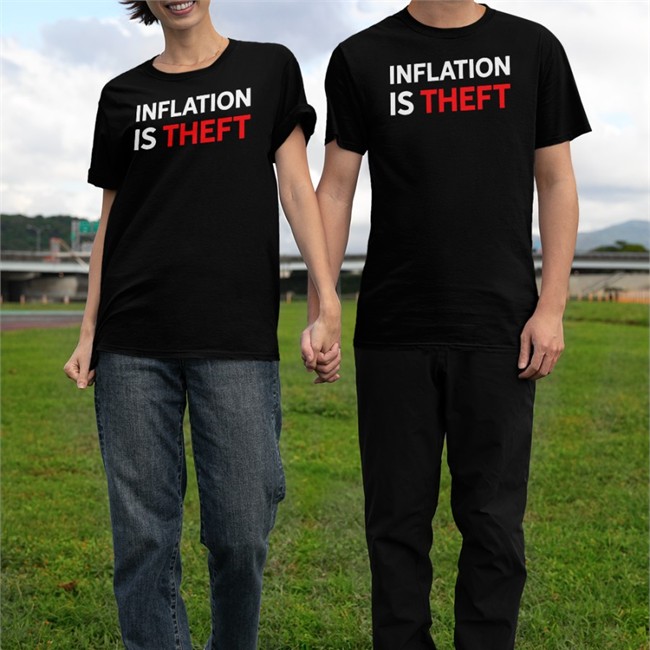 We Are Change Inflation Is Theft Shirt Luke Rudkowski Inflation Is Theft Shirt