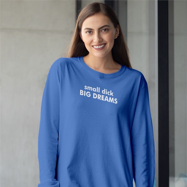 Shirts That Go Hard Small Dick Big Dreams Cap Dark Heather Shirts That Go Hard Small Dick Big Dreams Tees Dark Heather