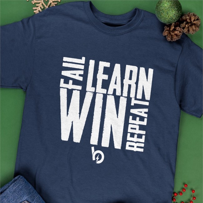 Fail Learn Win Repeat Long Sleeve Shirt Trevor Bauer Merch