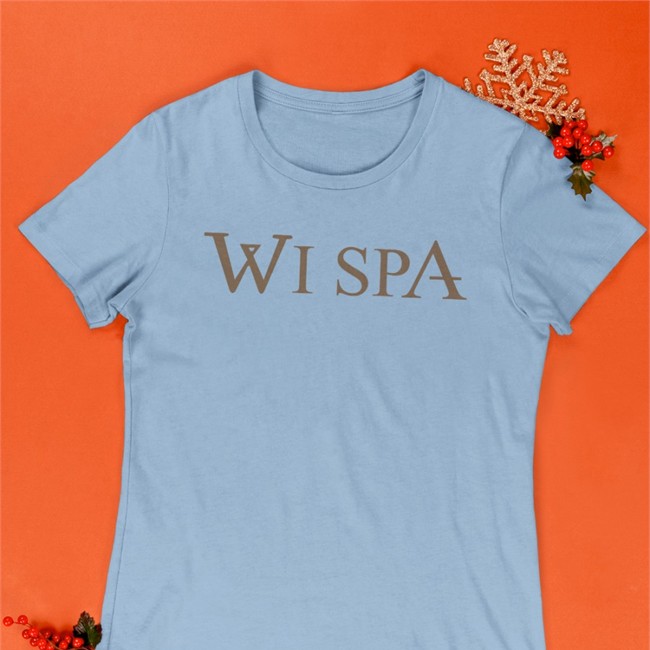 Women Of Wi Spa Baseball Sleeve Tee By Nftea Sammi Women Of Wi Spa Tee White By Nftea Sammi