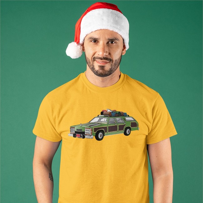 Super 70s Sports Store Antarctic Blue Super Sports Wagon Family Truckster T Shirt