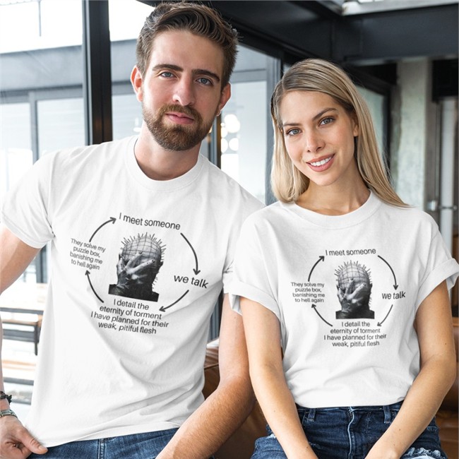 Val Hal I Meet Someone We Talk TShirt Fishmas