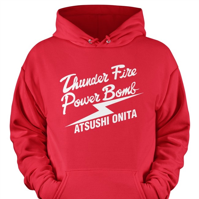 Deathmatch Worldwide Merch Atsushi Onita Thunder Fire Power Bomb T Shirt Onitafire123 Deathmatch Worldwide Merch Atsushi Onita Thunder Fire Power Bomb Hat Onitafire123