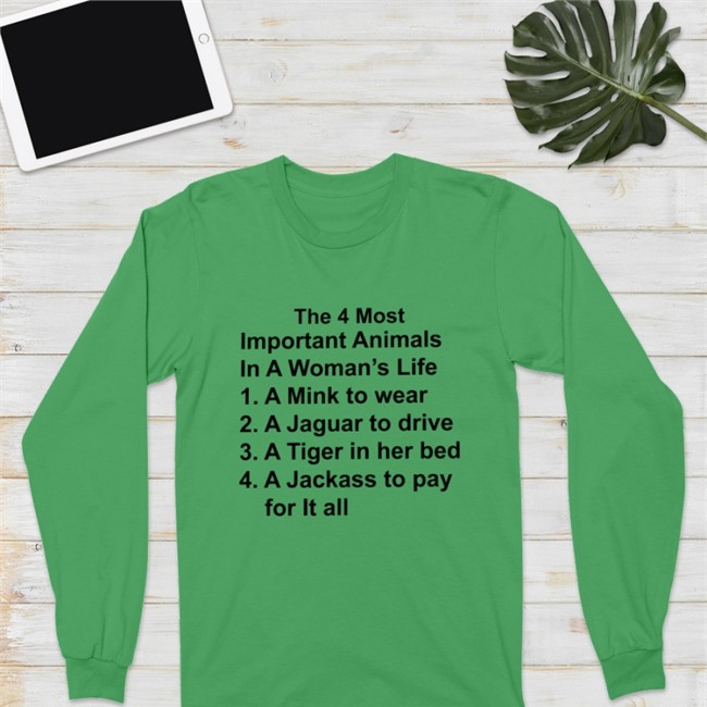 The 4 Most Important Animals In A Woman's Life Cap Boomer Core The 4 Most Important Animals In A Woman's Life Hooded Sweatshirt Boomer Core