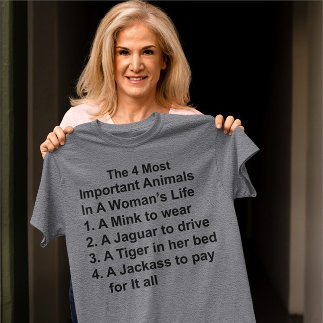 The 4 Most Important Animals In A Woman's Life Cap Boomer Core The 4 Most Important Animals In A Woman's Life Tee Boomer Core