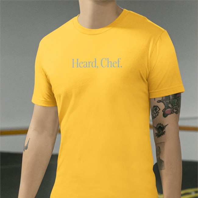 Brigitta Ryan Heard Chef Tee Shirt Pappademas Brigitta Ryan Heard Chef T-Shirt Pappademas