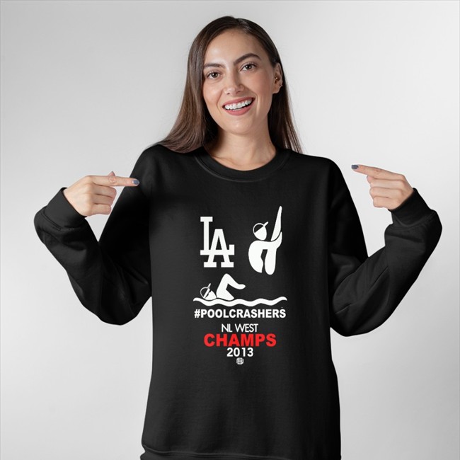 Winforvin La Poolcrahers Nl West Champs 2013 Baseball Sleeve Tee Royal