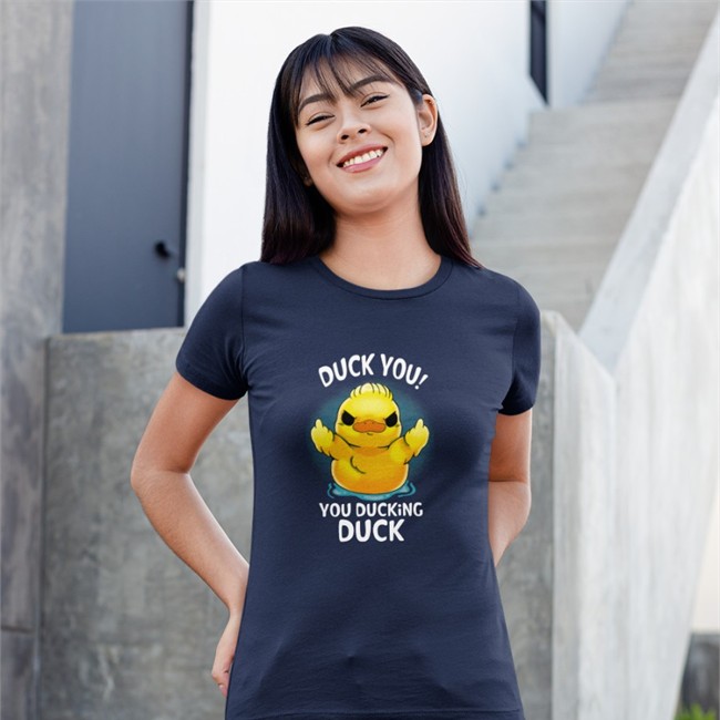 Qwertee Store Merch Duck You You Ducking Duck Tee QwerTee Duck You You Ducking Duck Shirt Qwertee Store Merch QwerTee