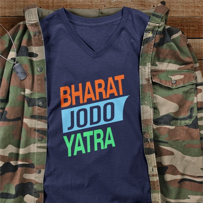 Official Thispodcastguy Bharat Jodo Yatra Shirt Black Ashok Kashmir