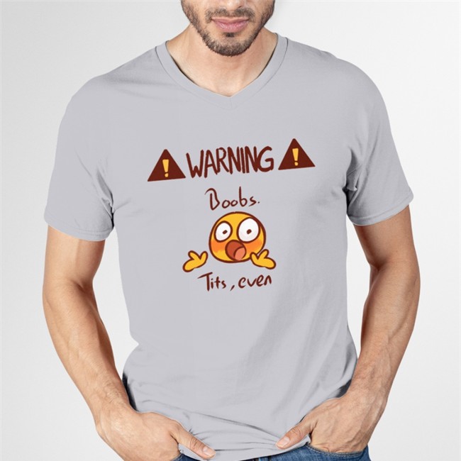 Warning Boobs Tits Even Hoodie Onyx the Gem God Trish Grimnight Castellanos Warning Boobs Tits Even Shirt White