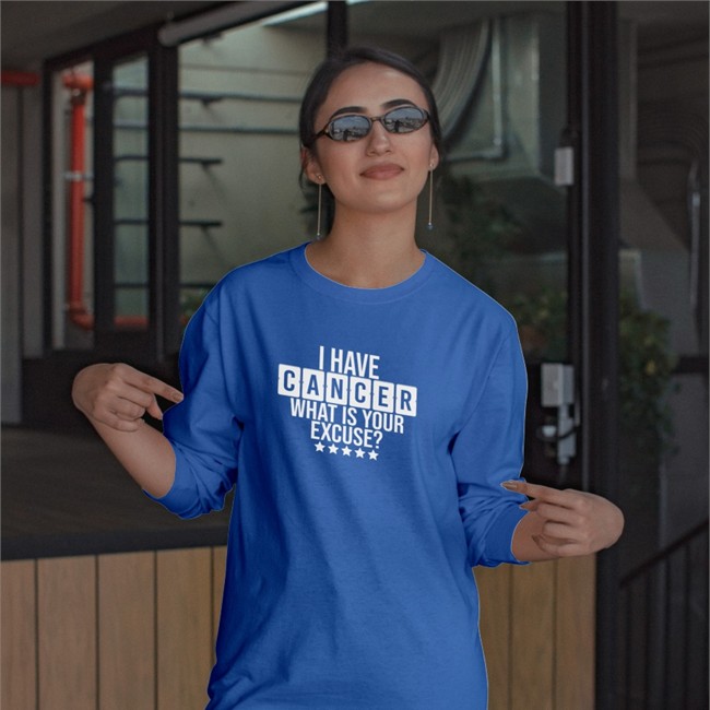 Weird Thrift Store Shirts I Have Cancer What Is Your Excure Shirt Royal Weird Thrift Store Shirts I Have Cancer What Is Your Excure Hoodie Royal