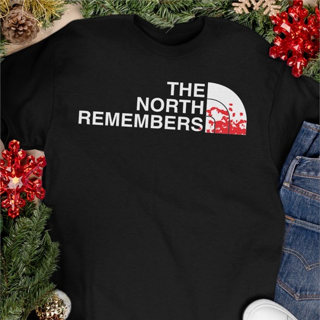The North Remembers Strangethrift Sweatshirt Black Weird Thrift Store Shirts The North Remembers TShirt Strangethrift