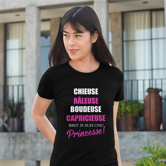 Goustan Le Cruel Chieuse Râleuse Boudeuse Capricieuse Bref Je Suis Une Princesse Hooded Sweatshirt Niemesia