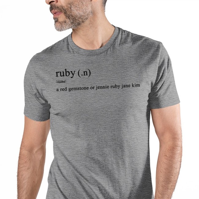 Ruby Roobe A Red Gemstone Or Jennie Ruby Jane Kim T Shirt Blinkyy11 Lovesick Girl