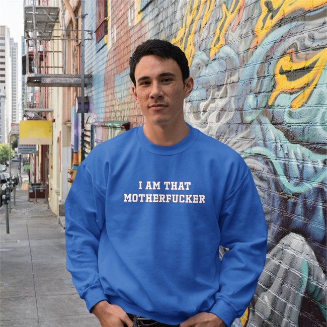 Barstool Store I Am That Motherfucker Sweatshirts Barstool Merch I Am That Motherfucker Hooded Sweatshirt