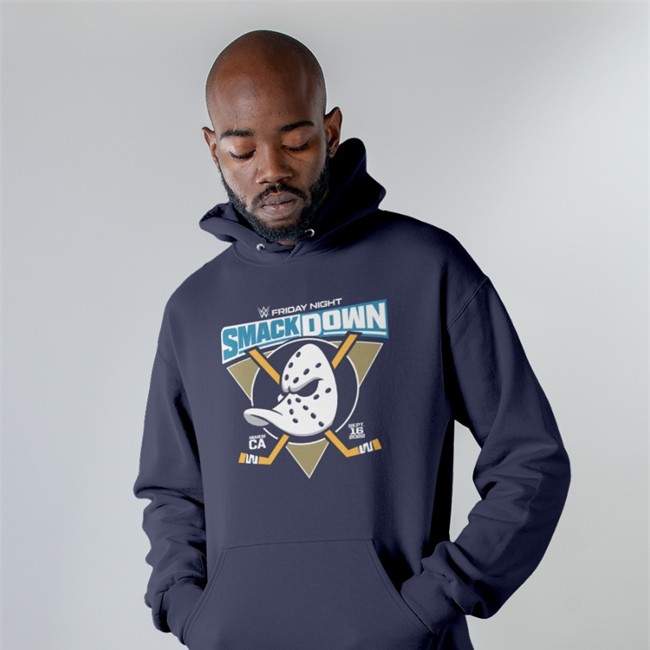 WWE Friday Night Sept 16 2022 Anaheim Ducks Smack Down Hoodies