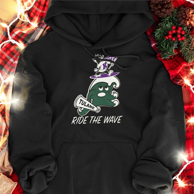 Kstatefb State Tulane Ride The Wave Hoodie Aspoage