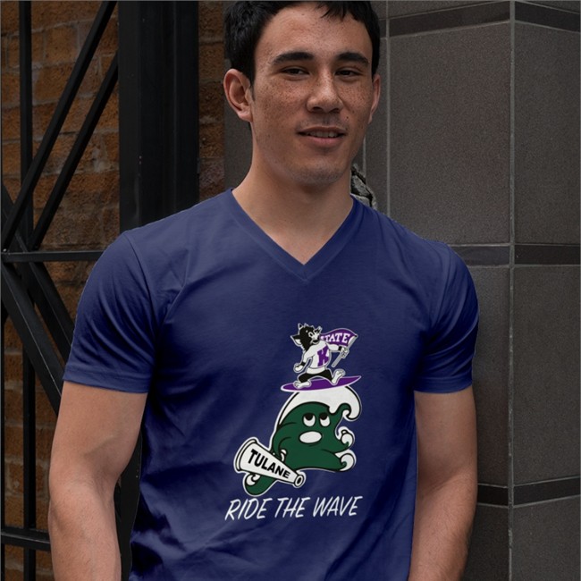State Tulane Ride The Wave Tank Top State Tulane Ride The Wave Hoodie