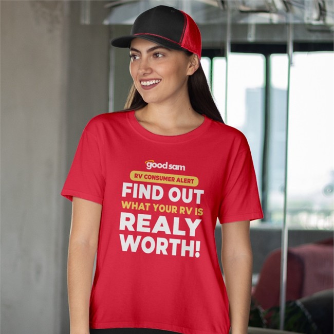 Good Sam Rv Consumer Alert Find Out What Your Rv Is Really Worth T Shirt