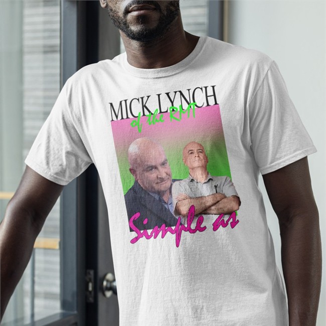 Mick Lynch Of The RMT Simple As Shirt Tribune Merch Mick Lynch Of The RMT Simple As Crewneck Sweatshirt