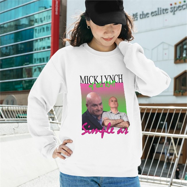 Mick Lynch Of The RMT Simple As Shirt Tribune Merch Mick Lynch Of The RMT Simple As Hoodie